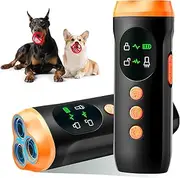 Dog Bark Deterrent Devices for Own or Neighbor's Dog, 3X Ultrasonic to Stop Barking, Safe & Effective for Small, Medium & Large Dogs,Training Device Portable Anti Barking Device for Dogs