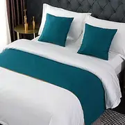 Bed Runner Bed Scarf, Decorative Bed Scarf for Home Hotel Bedspreads Scarves Protection Modern Solid Bed Runner for Foot of Bed Home Bedroom Bedding Decoration