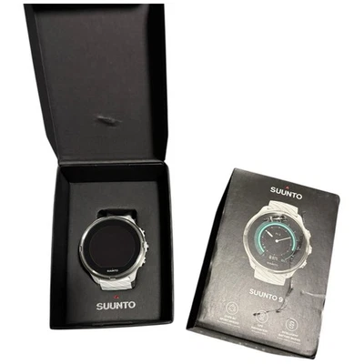 Suunto 9 GPS Sports Watch Gen 1 White New Boxed White Strap (SS050143000)