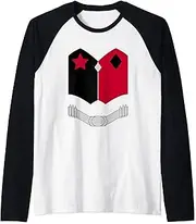 [DC Comics] Harley Quinn New Uniform Raglan Baseball Tee