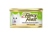 Fancy Feast Adult Grilled Wet Cat Food Salmon Feast in Gravy 24 x 85g