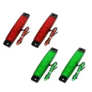 2 Pairs Marine Navigation Stern Bow Lighting 12V for Boat