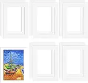 10Pcs White Picture Mounts, 10inch Picture Mounts for Frames, Mounting Board Mats for Photos Posters Prints Artworks Paintings