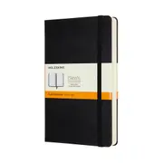 Moleskine Classic Hard Cover Notebook Ruled Office/Student Planner Notepad L BLK