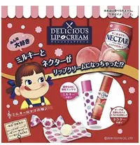在飛比找Yahoo!奇摩拍賣優惠-預 日本本土不二家限定牛奶糖保濕潤唇膏NECTAR 桃子味/
