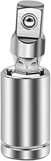 Joint Swivel Socket Adapter Square U-joint Drive Converter 1/4 3/8 1/2 Head Chrome Vanadium Steel Car Repair Auto Tool(Socket Adapter B)