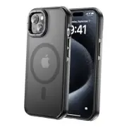 Tigowos for Phone Case Fits MagSafe iPhone 15 Plus&iPhone 14 Plus Bumper Black