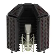 Recording Microphone Isolation Shield High Density Absorbent Foam to Filter V...