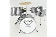 Kids Drum Kit, 4pc (Silver)