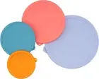 4 Pack Silicone Replacement Lids for Pyrex Mixing Bowls - 3, 6, 10 Cup & 4.5 Qt
