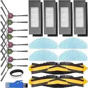 Replacement Part Accessories for Ecovacs Deebot N8/ N8+/ N8 Pro/ N8 Pro+/ OZMO T8/ T8+/ T8 AIVI / T8 AIVI+ / T8 Pure/ T9/ T9+ Robot Vacuum Cleaner, Main Brush, Side Brush, Filter, Mop Cloth