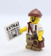 Newspaper Kid Series 24 Extra, Flat Cap 71037 CMF LEGO® Minifigure Mini Figure