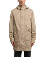 Hunter Downing Coated Cotton Hooded Rain Jacket