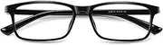 Lightweight Blue Light Blocking Reading Glasses for Men, TR Flexible Frames Glasses, Anti Glare Computer Readers