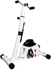 Pedal Exerciser for Arm and Foot - Rehabilitation Bicycle Adjustable Stroke Rehabilitation Equipment Upper and Lower Portable Pedal Exerciser Bike Arm and Leg Exerciser for Seniors and Elderly Portab