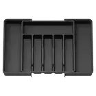 2X(Cutlery Drawer Organiser, Expandable Utensil Tray for Kitchen,7466