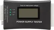 ATX Power Supply Tester, LCD Display, Automatic Alarm, Detects ATX, BTX, ITX, TF