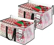RoomHacks Clear Moving Bags Heavy Duty Extra Large, Moving Supplies with Reinforced Handle and Double Zipper, Storage Bags for Moving Essential, Packing Bags Alternative to Moving Box(2 Packs, Clear)