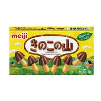 在飛比找樂天市場購物網優惠-【明治 Meiji】明治香菇造型餅乾-巧克力口味(40g)