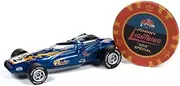 Collectibles Johnny Lightning JLPC003 1970 Al Unser #2 500 Special with Poker Chip 1/64 Scale