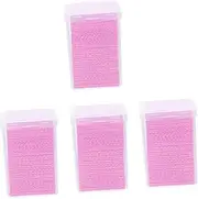 Ipetboom Cotton Glue Cleaning Cloth 4 Boxes 800 Sheets Lash Glue Remover for Salon Travel