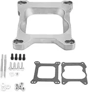 Sluffs Carburetor Gasket, 3/4" Open Carb Carburetor Adapter 4bbl Quadrajet Manifold, Carburetor Adapter Kit， Carburetor Adapter Plate for Holley Edel-Brock Solid Aluminum Alloy