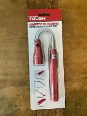 Hyper Tough LED FLASHLIGHT LIGHTED MAGNETIC PICKUP TOOL Extendable Shaft Flexibl
