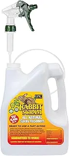 Rabbit Scram All Natural Granular Repellent - All-Natural, Animal, People and Pet Safe Granule from EPIC Repellents (1 Gallon, RTU)