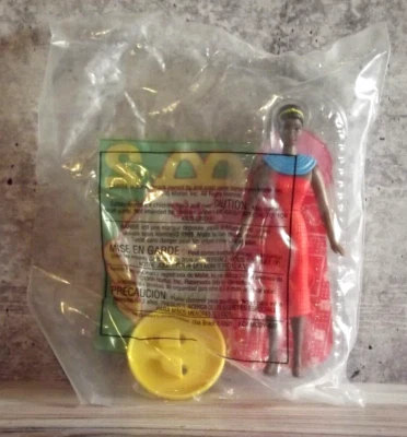 1995 McDonald's Happy Meal Toy KENYAN BARBIE #2 - Sealed Package B100