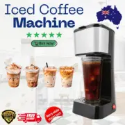 Iced Coffee Maker Brewing Machine Reusable Cup&Straw Included Coffee Filter NEW