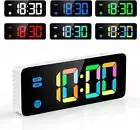 Digital Alarm Clock with 7 Colours, Digital Alarm Clock