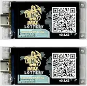 2 Set Nerd Miner V2 ESP32 Crypto Solo Lottery 117KH/S Master T190 Win BTC with Low Power Consumption WiFi Connection