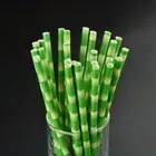 Cute High Quality Safari Paper Birthday Jungle Panda Bamboo Straws Party