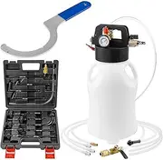 Transmission Fluid Pump Automotive Fluid Pump Oil Extractor Pump Transmission Fluid Pump Kit with 15 ATF Refill Adapters (White 6L)