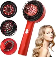 Multi-Functional Scalp Brush, Scalp Massager, Cordless Hair Oil Applicator for Hair Growth, Red Light Head Massager with IPX7 Waterproof
