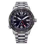 Citizen Men's Promaster GMT Watch NB6046-59E Stainless Steel Black