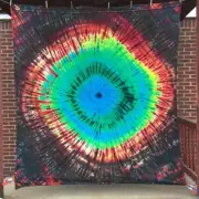 Handmade Tie Spiral Flat King Size Bed Sheet / Tapestry