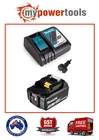 Makita DC18RC 14.4V - 18V Li-Ion Rapid Battery Charger + Makita BL1830B Battery