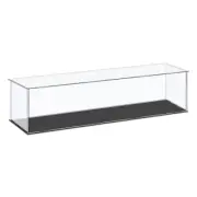 Acrylic Display Case Plastic Box Cube Storage Box Clear Small Assemble Dustpr...