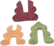 Toddmomy Rabbit Chew Toys Bunny Chew Snacks Hamster Treats for Guinea Pig Chinchilla and Small Animals Teeth Grinding Rabbit Cage Accessories