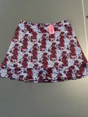 NWT WOMEN'S GOLFTINI COSMIC SKORT, SIZE: XL, COLOR: BLUE/RED (K8.17)