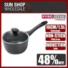 100% Genuine! PYROSTONE by PYROLUX 16cm 1.5L Non-stick Saucepan! RRP $110.00!