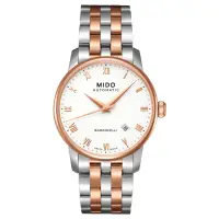 在飛比找momo購物網優惠-【MIDO 美度】官方授權 Baroncelli 復刻羅馬機