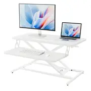 Standing Desk Converter Adjustable Laptop Riser Desk 80cm Home Office