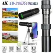 10-300X40mm Powerful Monocular Day/Night Binoculars Telescope Phone Camera Zooms
