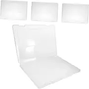 Levemolo Pp Plastic A4 Document Storage Box Lids File Organiser Home Office Travel Magazines Papers Invoices