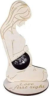 Sonogram Picture Frame, Baby Ultrasound Decoration, Personalized Child Case, Wooden Baby Frame, Sentimental Gift, 20x12cm/7.87x4.72 Inches For Expecting Parents Gift