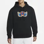 【NIKE 耐吉】NIKE AS M J FLC PO HOODIE 男 長袖 連帽 上衣 帽T 厚磅 黑(CV3463-010)