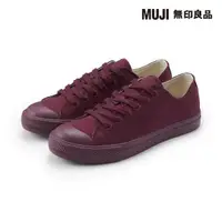 在飛比找momo購物網優惠-【MUJI 無印良品】撥水加工舒適休閒鞋(暗紅)