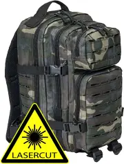 Brandit US Cooper Lasercut, backpack , color: Darkcamo , size: 25 l